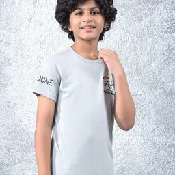 Crimsoune Club Boys TypographyPrinted Round Neck Short Sleeves Tshirt-image-44