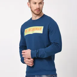 Being Human Typography Printed Pure Cotton Sweatshirt image 2