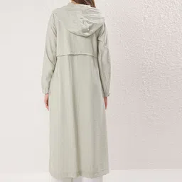 Trendyol Hooded Neck Overcoat image 5