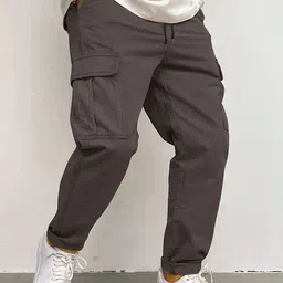 SZN Men Relaxed Fit High-Rise Cargos image 2