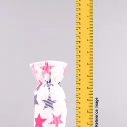 Babyhug Feeding Bottle Cover Stars Print Medium Pink - Fits Upto 189 ml Bottle image 3