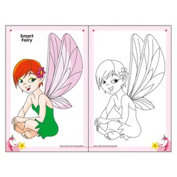 sawan Super Jumbo Fairy Colouring Book - English image 3
