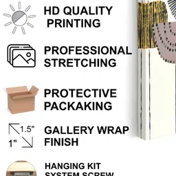 Aura Black & Blue 1 Piece Canvas Religious Wall Paintings image 3