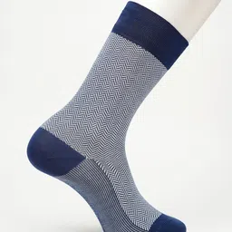 Theater Men Patterned Cotton Calf Length Socks image 4