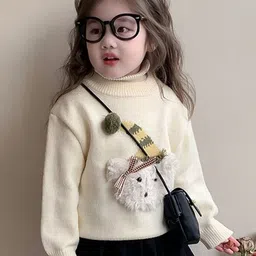 LULU & SKY Girls Printed Pullover with Applique Detail image 4