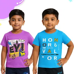 YK Boys Printed T-shirt with Shorts-picture-33