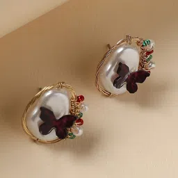 DressBerry Contemporary Studs Earrings-picture-36