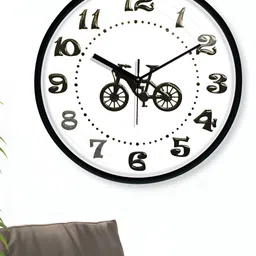 RANDOM Black & White Printed Contemporary Wall Clock image 5