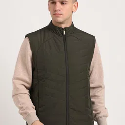 Turtle Men Windcheater and Water Resistant Padded Jacket-image-1