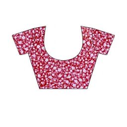 Leelavati Floral Pure Chiffon Designer Saree image 4