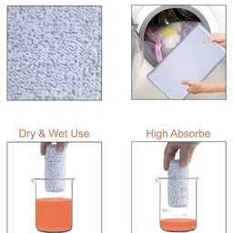 upkaranwale White Floor Cleaning Reusable Dust Mop With 2 Soft Refill Pads image 4