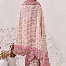 SHOPLANCE Silk Blend Tussar Saree image 5