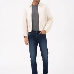 The Pant Project Men Comfort Relaxed Fit Mid-Rise Light Fade Stretchable Jeans image 2