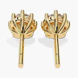 VALANOVA Hallmarked 18K Diamond Studs Earrings -2.3 gm image 5