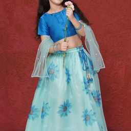 Aj DEZInES Girls Ready to Wear Lehenga & Blouse With Dupatta-picture-47