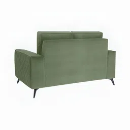 Duroflex Eden 2 Seater Premium Fabric Sofa With Cushion (Jade Green) image 3