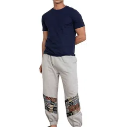 HOPE House of Pure Eco Men Printed Cotton Joggers Trousers image 5