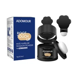 ADOMOUR Root Touch Up Mud Hairline Shadow Powder - 6 g - Black-picture-18