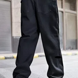 Rend Men Relaxed Fit Low Distress Stretchable Jeans image 3