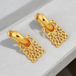 SHREE KRISHNA SHOPPING Gold-Plated Brass Earrings-picture-29