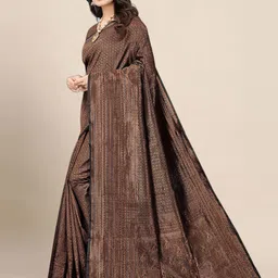 AMRUTKALA SAREES Woven Design Zari Banarasi Saree image 2