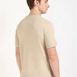 Tommy Hilfiger Men Solid Round Neck Cotton T-shirt image 4