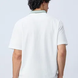 The Souled Store Oversized Peanuts Mayfly Graphic Printed Polo Collar T-Shirt image 4