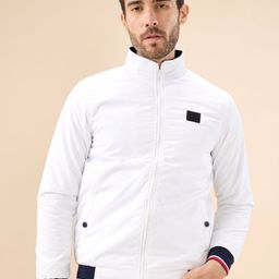 Status Quo Men Stand Collar Solid Lightweight Bomber Jacket-picture-38