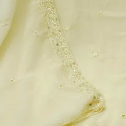 SHADOW & SAINING Embroidered Silk Georgette Unstitched Dress Material image 2