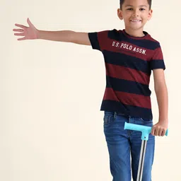 U.S. Polo Assn. Kids Boys Striped T-shirt image 1