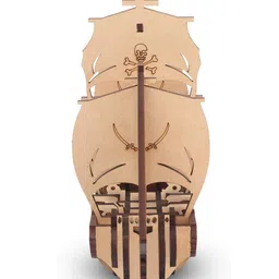 Webby 3D Wooden Pirate Ship Puzzle - 15 Pieces image 5