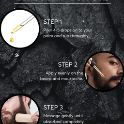 Quemico Professionnel Men Set of 3 Beard Growth Essential Oil - 35ml each image 2