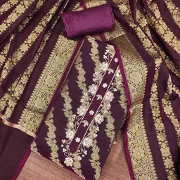 MANVAA Embellished Unstitched Dress Material-picture-38