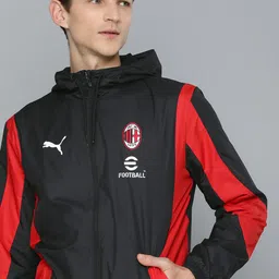 Puma AC Milan Colourblocked Prematch Sporty Jacket With  rainCELL & windCELL  Technology-picture-22