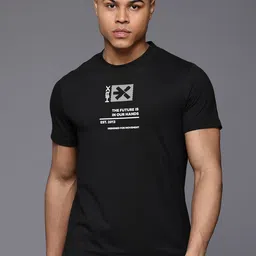 HRX by Hrithik Roshan Men Lifestyle Typography Printed Sports T-shirt-picture-41