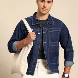 Mast & Harbour Regular Pure Cotton Denim Jacket image 1