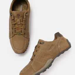Woodland Men Leather Sneakers-picture-37