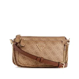 GUESS Brand Logo Printed Structured Sling Bag-picture-24