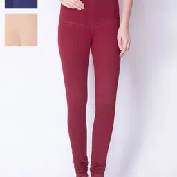 Dollar Missy Pack of 3 Churidar Leggings-image-22