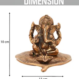 INTERNATIONAL GIFT Copper-Toned Religious Figurine Showpiece image 5