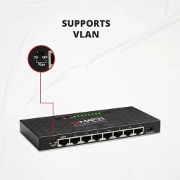 Match LB-Link 8-Port Gigabit Ethernet Switch 1000 Mbps Black, BL-SG1008 image 4