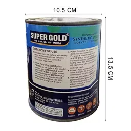 B K JAGAN & CO Hi-Performance Synthetic Enamel Solvent Thinnable, 1 L (Oxford Blue) image 3