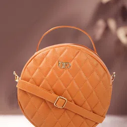 Bagsy Malone Mustard Textured Sling Bag-picture-17