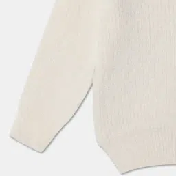 R&B Kids Ivory Regular Fit Sweater image 4