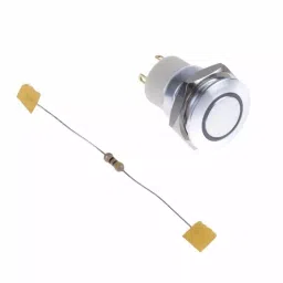 RS PRO Illuminated Push Button Switch Latching 16 mm Cutout SPST Green LED 36 V DC, 1759160 image 5