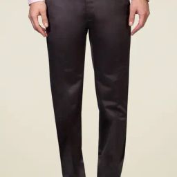 Peter England Brown Slim Fit Trousers-picture-30