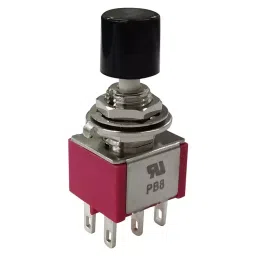 MULTICOMP PRO Standard Pushbutton Switches PB SWITCH, DPDT, 1A, 120VAC/38VDC, PANEL, MP-PB8-BB12A1QE-1.-picture-45