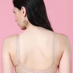 Shyam Sons FLAIR Pack Of 3 Printed Medium Coverage Minimizer Bra image 5