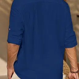 AMRIT TOP WEAR Men Mandarin Collar Kurta image 3