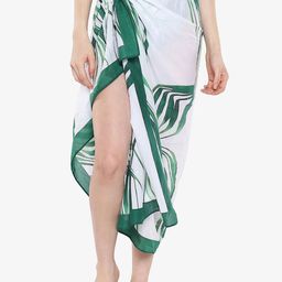 RAREISM Abstract Printed Cotton Swimwear Coverup Sarong-picture-2